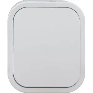 Wall-mounted Abex smart switch WNT-1B2 White IP44 single-gang surface-mounted