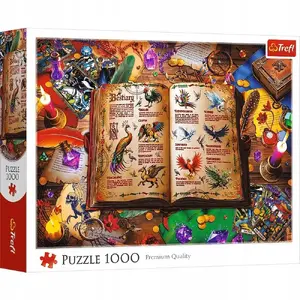 Пазл TREFL Atlas Fantastycznych Ptaków — 1000 элементов, картон, размеры готовой картины не указаны