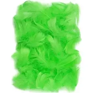 Feathers Dalprint DPCRAFT 5–12 cm, 10 g pack, Green