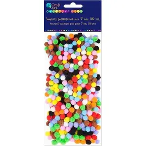Polyester Pom Poms DP Craft 7 mm — pack of 380 pieces