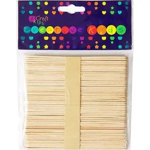 Craft sticks DP Craft DPCRAFT 50 pcs — wooden creative sticks for crafting and modeling