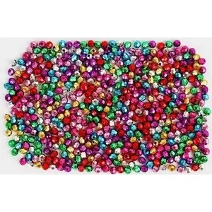 Beads FANDY 5 mm metallic round beads 40 g – crafting and jewelry making