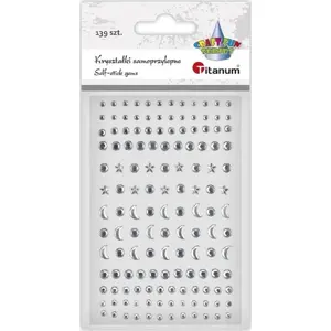 Self-adhesive crystal rhinestones DP Craft set, 139 pieces