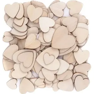 Wooden Shapes DP Craft DPCRAFT Serca mix — 120 pcs, hearts assortment