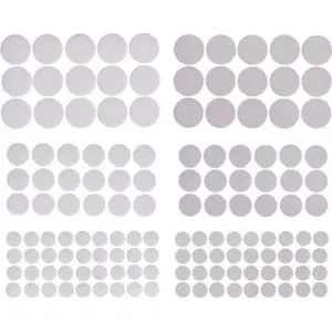 Self-adhesive round pads DP Craft AL985DLP, mix white, 69 pieces