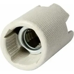 Ceramic Lamp Holder Unimet E14 socket – model EX-S9100013