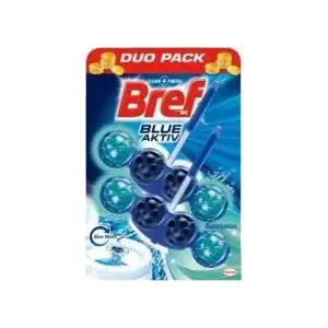 Туалетный блок Bref Blue Aktiv Eucalyptus 2 x 50 г