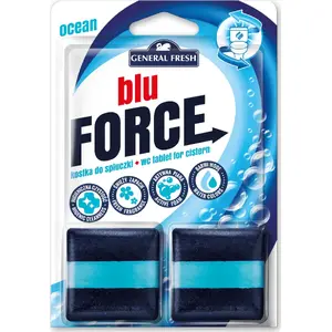 Блок для бачка унитаза General Fresh FORCE Blue Morska 2 x 50 г