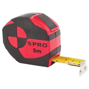 Tape measure PRO Miara 8 m — steel blade, lacquered casing, model 8208