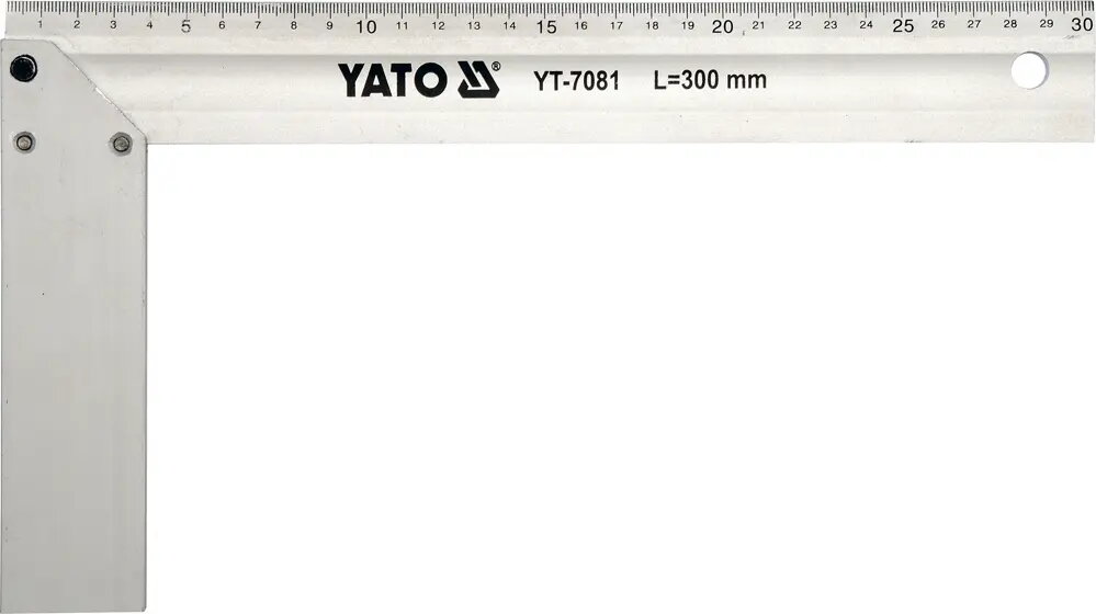 Galda lineāls YATO YT-7082 — alumīnija