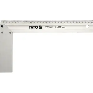 Desk ruler YATO YT-7082 — aluminium, 350 mm, 1 pc