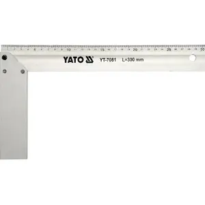 Folding ruler YATO YT-7080, aluminium, metric, 0.25 m