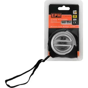 Tape measure EPM Inox 5 m × 25 mm, stainless steel blade, model E-400-0248