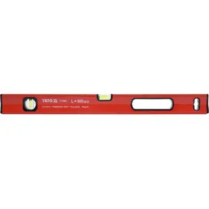 Spirit level YATO YT-30060 carpenter's level 0.4 m red, 400×28×59 mm