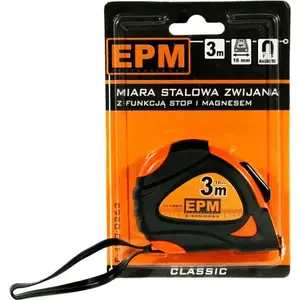 Tape measure EPM Inox 3 m × 16 mm, model E-400-0247
