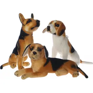 Plush Dog Toy Dromader PIES RASOWY by Dromader, soft stuffed animal, model VIC 3105