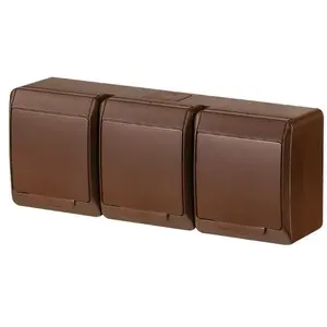 Розетка ELEKTROPLAST GNT HERMES 3x2P+Z Schuko IP44 (0326-06)