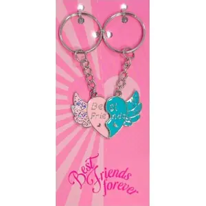 Keychain MCD Best friends Skrzydła — metal key ring with decorative wings