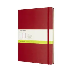 Блокнот Moleskine Classic Твердая обложка, Красный, Монохромный, Матовая поверхность, Бумага 70 г/м²