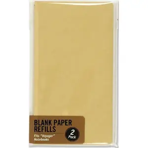 Notebook refill sheets Peter Pauper Press Voyager smooth paper 2 pcs