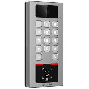 Access control reader Hikvision DS-K1T502DBWX-CQR — 2 MP single front camera, 110° horizontal, Ethernet 10/100, 12–24 V DC
