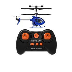 Mini remote control helicopter Syma REVOLT R/C S100, compact indoor model, blue