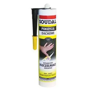 Кровельный герметик Soudal SIL DEK SOU 310 мл, черный