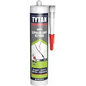 Sealant Tytan silicone-acrylic fast-setting filler 280 ml — white