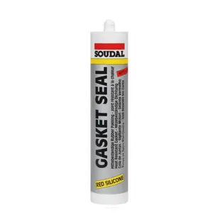 Герметик Soudal GASKET SEAL высокотемпературный 310 мл — красный