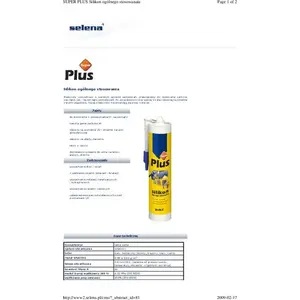 Sealant Tytan Silicone Super Plus 280 ml transparent — silicone construction sealant