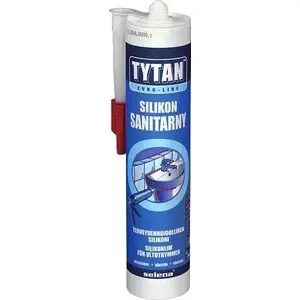 Герметик Tytan SILIKON SANITARNY EURO-LINE 280 мл бесцветный