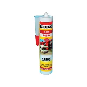 Герметик Soudal силиконовый универсальный 310 мл бесцветный — нейтральный отверждения