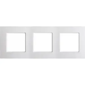 Triple Picture Frame ROSA model E+PL59286, white, wall/table display, fits three 10x15 cm photos