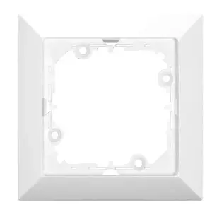 Wall switch frame Opal RA-1P white opal/pearl — single-gang decorative cover