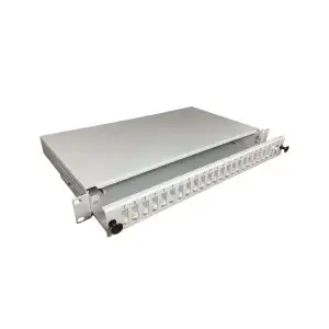 Patch panel accessory Alantec FOP-1U-24SCD-S — 1U rack mount, white, 435×245×44 mm