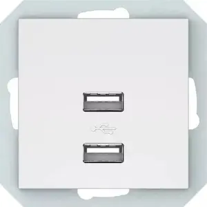 Настенная USB розетка harry potter SOCKET USB 2PL. WMAT USB-3.4A-02 QR1000 — двойной USB выход 3,4A