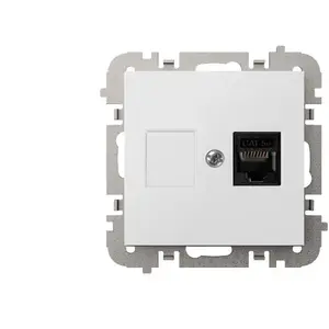Tīkla rozete ELEKTROPLAST Vestra vienkrāsaina RJ45 datu ligzda IP20 balta (3848-10)