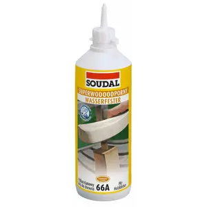 Клей для дерева Soudal 66A 250 мл — растворный клей для столярных и плотницких работ