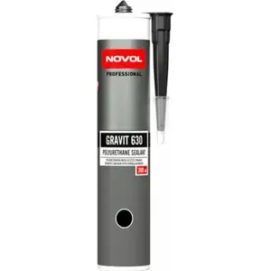 Poliurētāna špakteles Novol GRAVIT 630, 300 ml, melns
