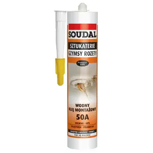 Монтажный клей Soudal 50A картридж 310 мл — водная монтажная паста