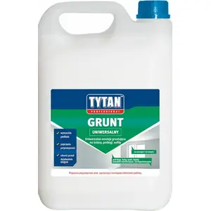 Primer emulsion Tytan acrylic milky 10 L — surface preparation for paint and plaster