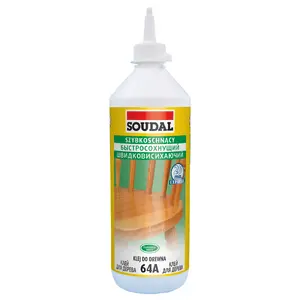 Клей для дерева Soudal 64A быстросохнущий 750 мл