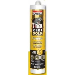 Гибридный монтажный клей Soudal T-Rex Gold Turbo 290 мл