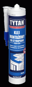 Adhesive for polystyrene Tytan CSX 420 – construction mounting adhesive for EPS and XPS panels