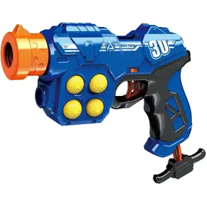 Toy gun for kids with soft bullets (5 pcs) – No name ZC7130, foam projectiles, safe playset