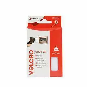 Velcro ķīpāmā āķa- cilpas stiprinājums EC60210, balts, lenta 1 m, 1 gab.