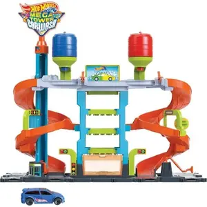 Rotaļu automašīnu komplekts Hot Wheels Tor samochodowy Zakręcona megamyjnia no hot wheels, modelis 5028955