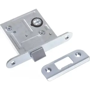 Mortise lock LOB SIBA 10257 SN, stainless finish, mortise door lockset