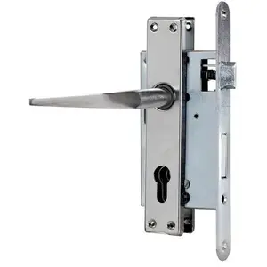 Cylinder-less Door Lock THI LOCK REC AGRA-1 481Z-34802/C, mortise replacement unit, chrome finish