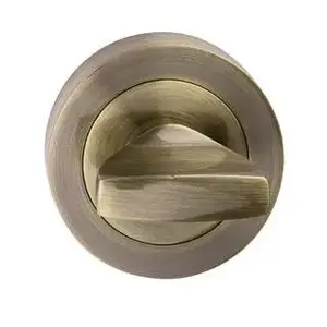 Round threaded escutcheon METAL-BUD MP SZ SNOPW — patina finish for WC fittings